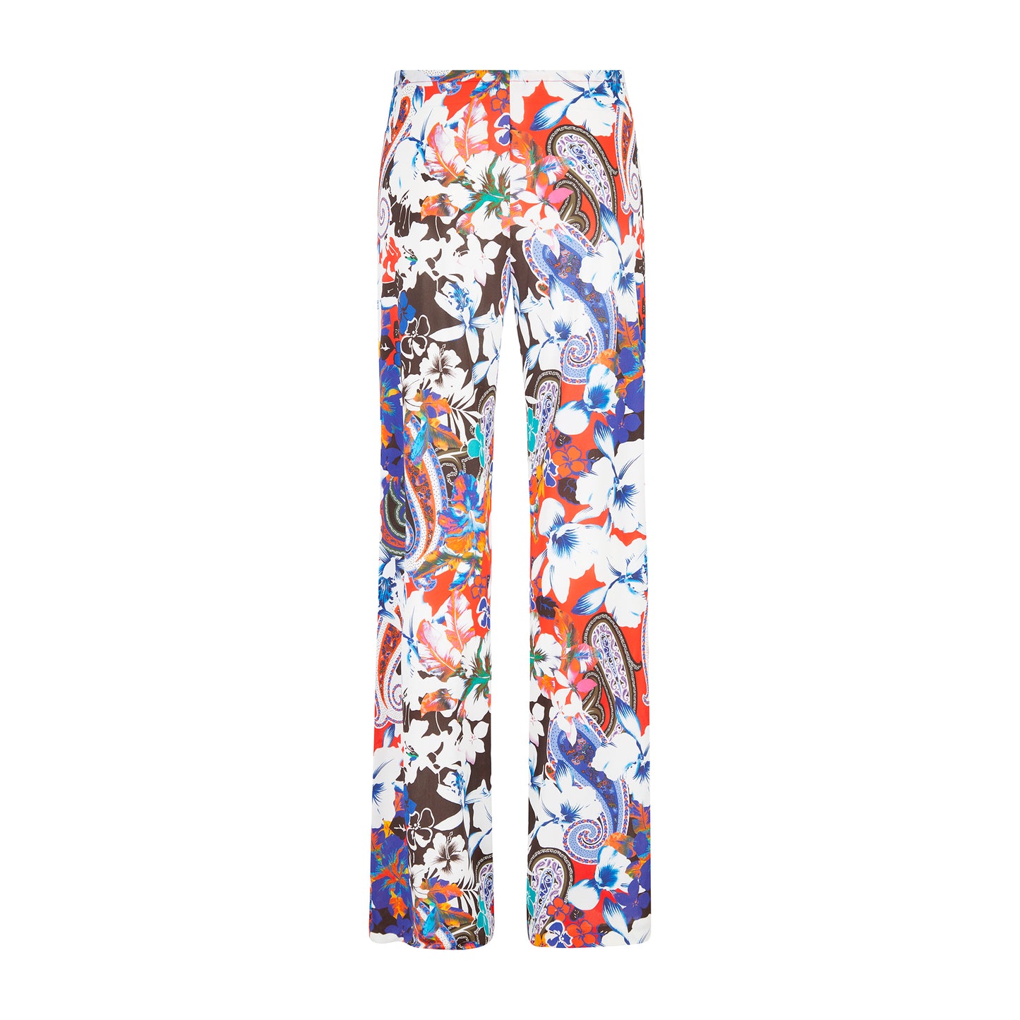 Etro Floral Wide Leg Adjustable Trousers
