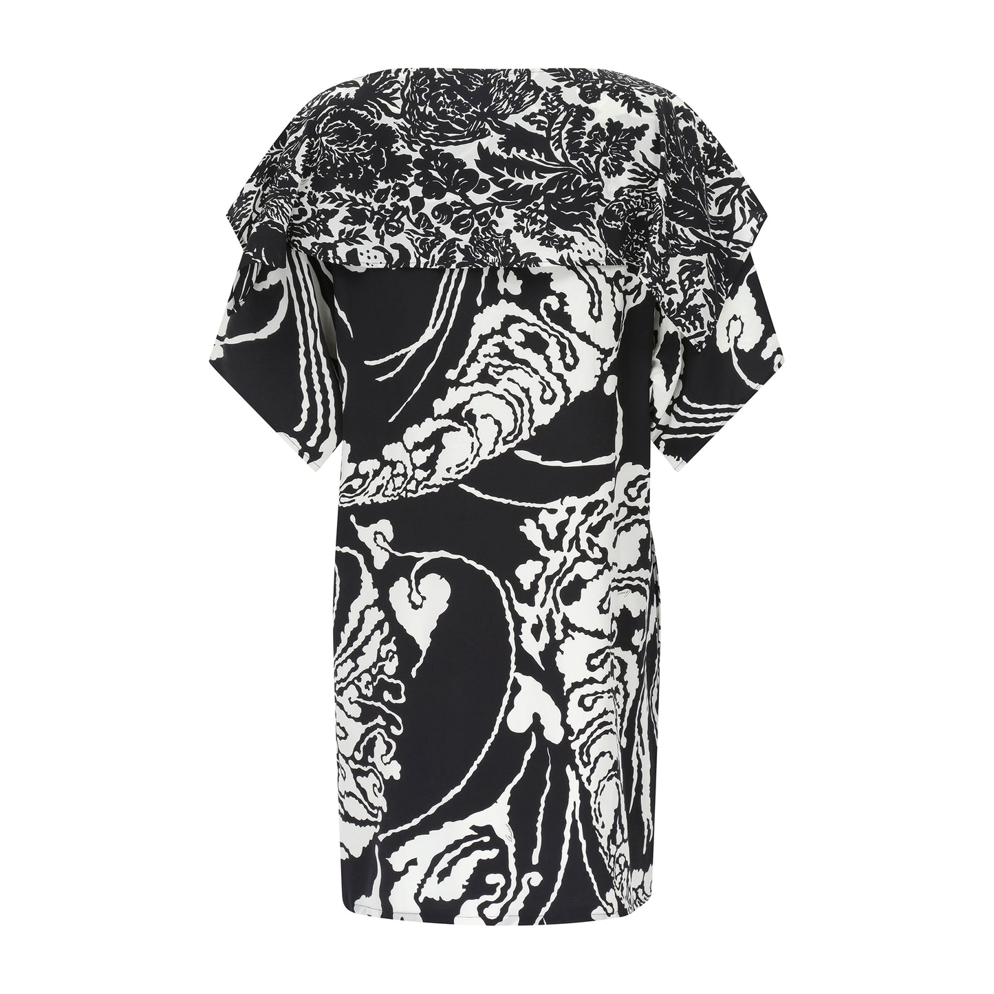 Gucci Black and White Mini Dress with Internal Logo