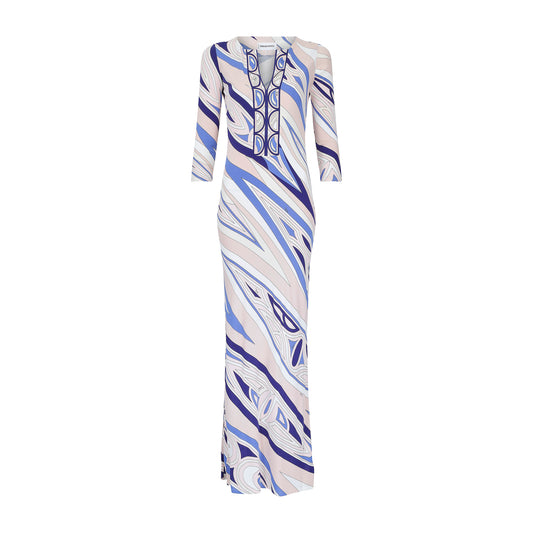 Emilio Pucci internal Logo, long dress