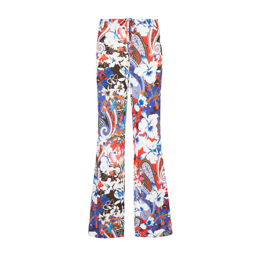 Etro Floral Wide Leg Adjustable Trousers