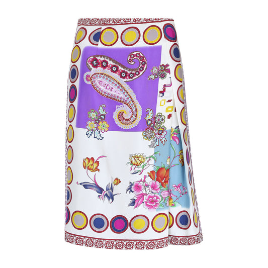 Etro Skirt With Floral and Paisley Pattern