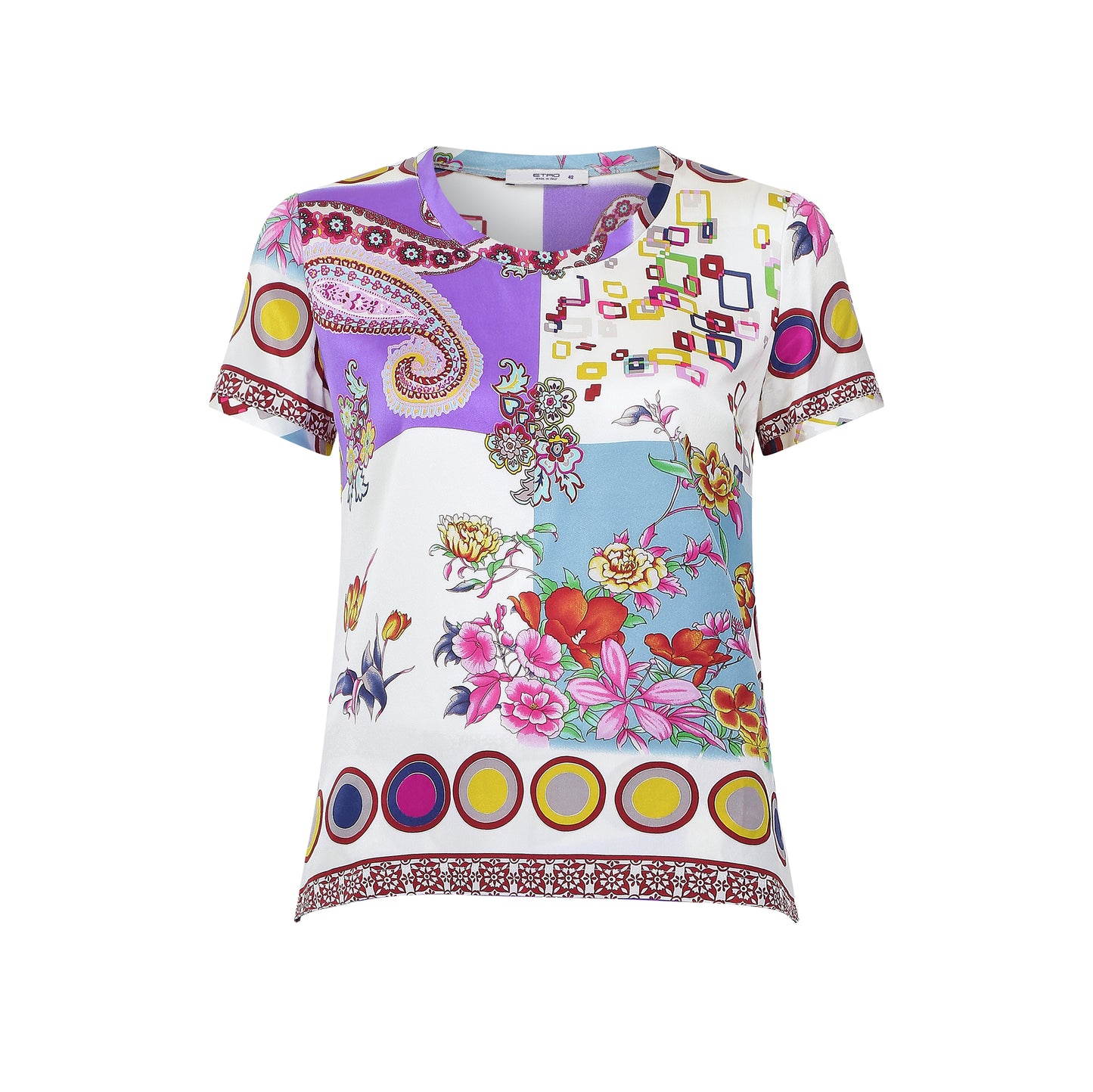 Etro Top With Floral and Paisley Pattern