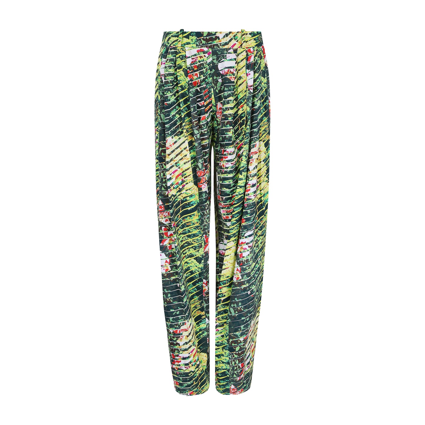 Kenzo Multicolor Cotton Loose Fit Trouser