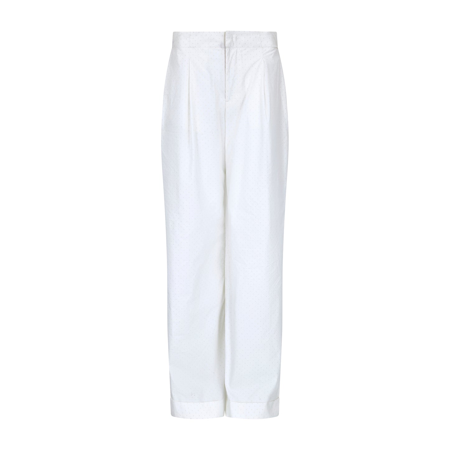 Moncler Off White Trousers with dots